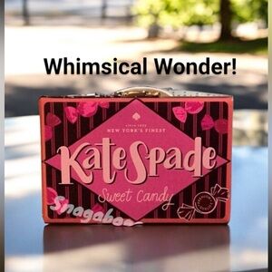 KATE SPADE NWT CANDY SHOP CANDY WRAPPER CLUTCH BAG PURSE LEATHER
